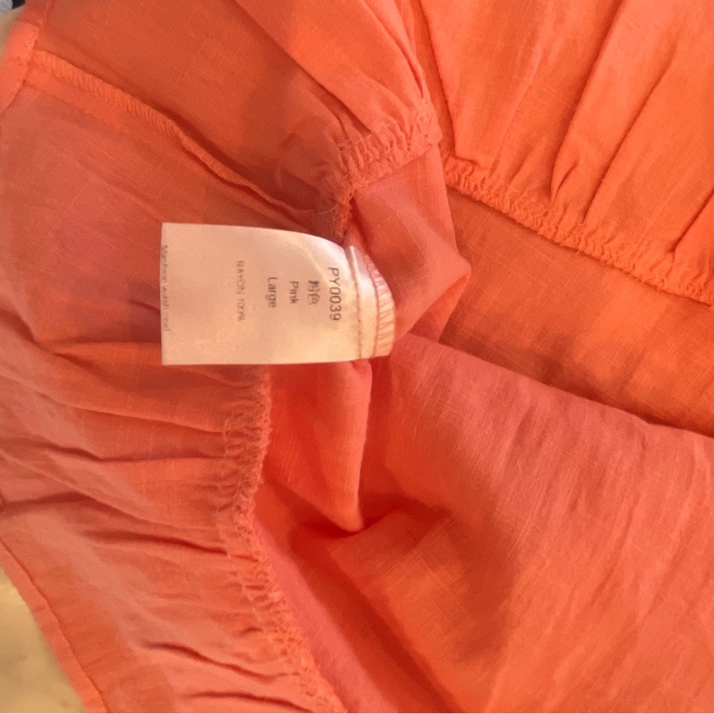 NWOT Amazon Coral Ruffled Wrap Skirt - Picture 16 of 16